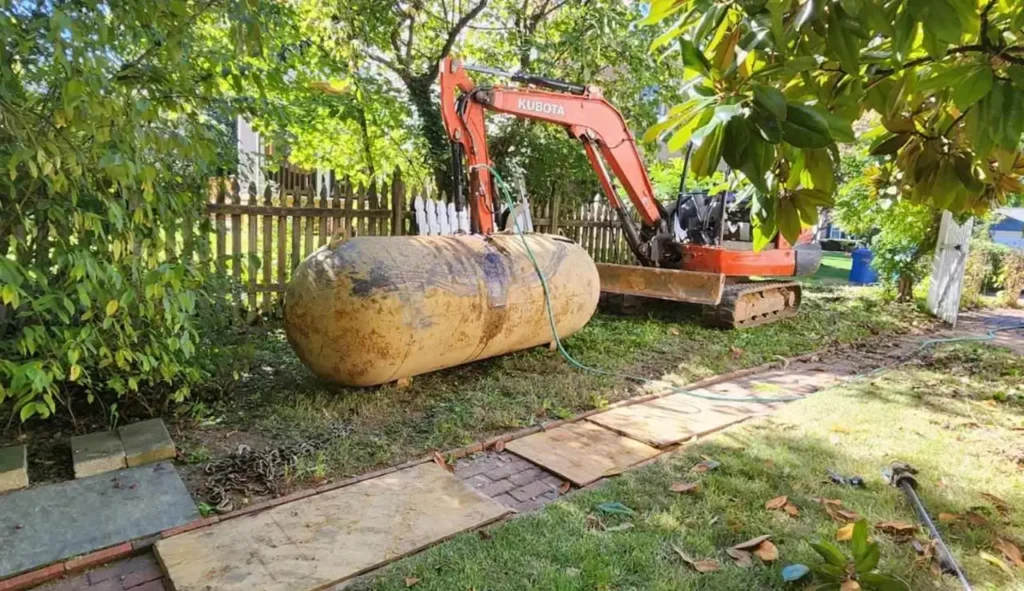 Custom Exterior Demolition Services including Underground Tank Removal, Pool Demolition, and more in Maryland, Delaware, Virginia, Pennsylvania, Texas, Washington D.C. and other neighboring states.