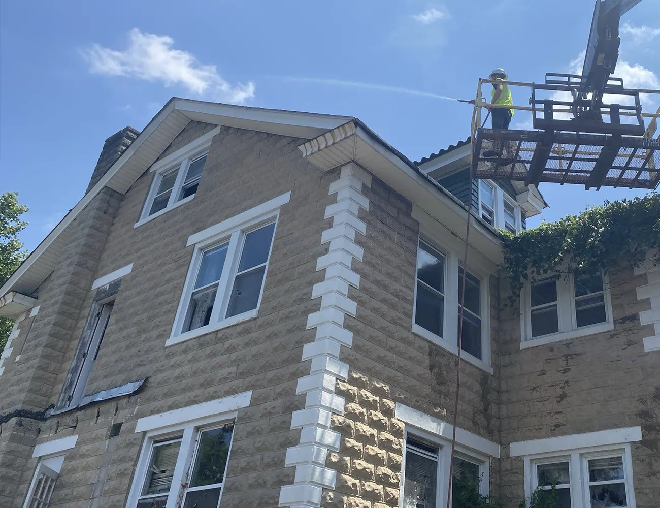 Partial or Selective Demolition of a residential house. (Before Image)