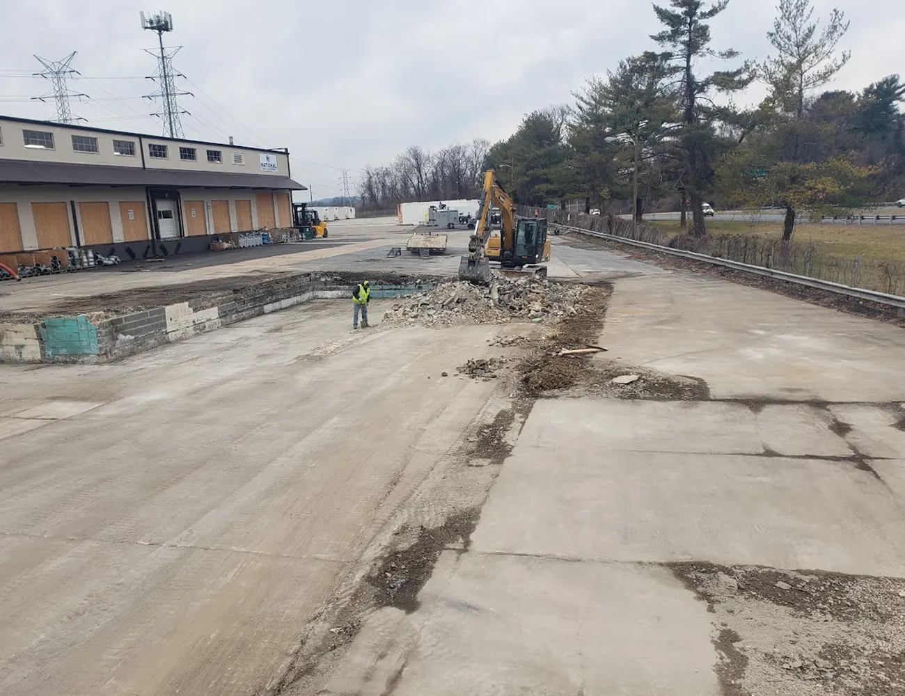 After image of a commercial property we demolished (Complete or Full Warehouse Demolition).