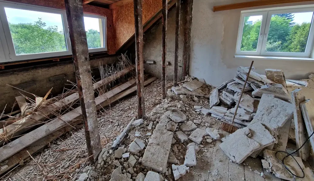 Attic Demolition & Removal